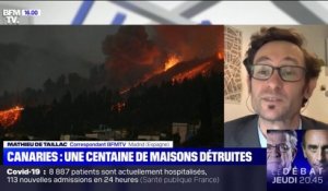 Canaries: une centaine de maisons détruites par les coulées de lave du volcan Cumbre Vieja