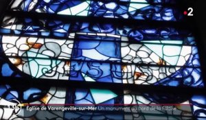 Patrimoine : l'église de Varengeville-sur-Mer menacée par l'érosion de la falaise