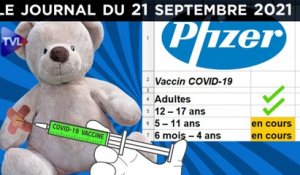 Vaccins Covid : C’est parti pour les petits ! - JT du mardi 21 septembre 2021