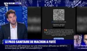 Le QR code du pass sanitaire d'Emmanuel Macron a fuité en ligne