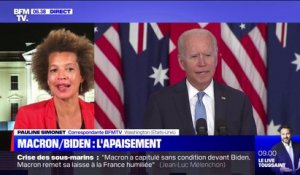 Sous-marins: l'heure de l'apaisement après l'échange entre Macron et Biden ?
