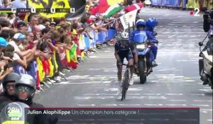 Cyclisme : Julian Alaphilippe sacré champion du monde pour la deuxième année consécutive