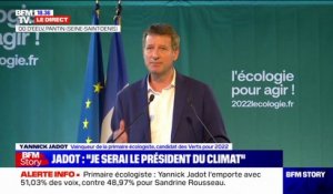 Yannick Jadot: "Dans la campagne qui vient nous, écologistes, ne céderons pas à l'extrême droite"