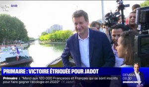 Avec 51,03% des voix, Yannick Jadot remporte de peu la primaire des écologistes