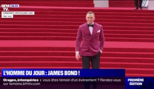 Dernier tapis rouge de Daniel Craig en tant que James Bond pour l'avant-première ce mardi soir