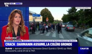 Marlène Schiappa sur le crack à Paris et le mur construit: "C'est une solution temporaire"