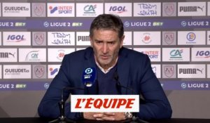 Montanier : « Il nous a manqué de l'efficacité et de la précision » - Foot - L2 - Toulouse