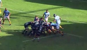 TOP 14 - Essai de Antoine HASTOY (SP) - USA Perpignan - Section Paloise - J05 - Saison 2021/2022