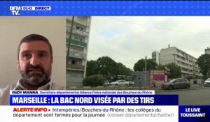 "On est quasiment en état de guerre": les policiers de la BAC Nord de Marseille visés par des tirs sont "traumatisés", témoigne Rudy Manna, secrétaire départemental Alliance Police nationale