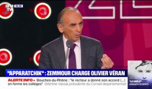 "Apparatchik": Zemmour charge Olivier Véran et affirme avoir "plutôt envie" d'être candidat