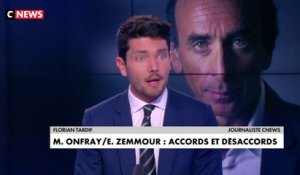 L'édito de Florian Tardif : «Zemmour / Onfray, accords et désaccords»