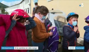 Haut-Rhin : les enfants adoptent le vélo pour se rendre à la cantine