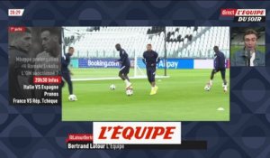 Les Bleus en 3-4-3 avec Koundé et Theo Hernandez contre la Belgique - Foot - Ligue des nations