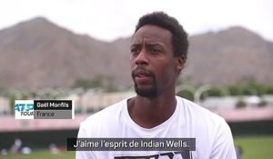 Indian Wells - Monfils : "C’est cool de jouer ici, c’est plus technique"