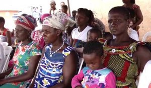 Tiébissou : Belmonde Dogo apporte le réconfort aux sinistrés de la tornade du village d'Abê