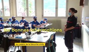 En Savoie, les cadets de la sécurité civile formés pour intégrer les jeunes sapeurs-pompiers