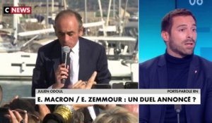 Julien Odoul : «Emmanuel Macron le sait pertinemment : Eric Zemmour ne peut pas gagner»
