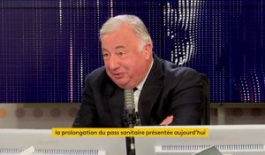 Pass sanitaire : Gérard Larcher refuse de donner au gouvernement "un blanc-seing jusqu'au 31 juillet 2022"