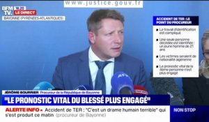 Accident de TER: selon le procureur de la République de Bayonne, "il était absolument impossible d'éviter l'impact entre le train TER et les victimes"