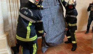 Les pompiers sont intervenus à la cathédrale Saint-André de Bordeaux pour un exercice