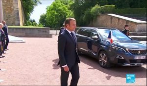 Appel du 18 juin  Macron rencontre Hubert Germain puis se rend au Mont Valérien