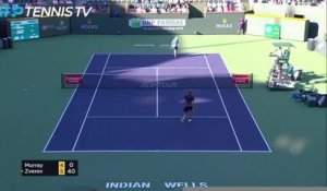 Indian Wells - Zverev trop fort pour Murray