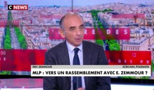 Eric Zemmour : «Il y a un changement de stratégie de la part de Marine Le Pen»