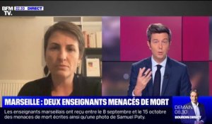 Marseille: Marion Chopinet (SNES-FSU) salue une "réaction rapide" pour "assurer la sécurité" des enseignants menacés de mort