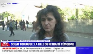 "C'est la troisième année que nous sommes squattés": la fille du propriétaire d'une maison squattée à Toulouse témoigne
