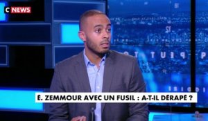 Karim Ziabat sur la polémique Éric Zemmour avec un fusil : «Il essaie de réduire ça à l'humour, mais pointer son arme sur des journalistes c'est une symbolique»