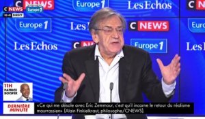 "Ils ne vont pas donner la parole aux bourreaux !" : Alain Finkielkraut dézingue "C Politique" et "C l'hebdo"