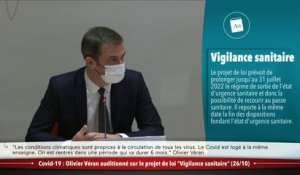 Olivier Véran: auditionné devant le Sénat  dans le cadre du projet de loi Vigilance Sanitaire