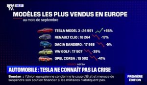 Automobile: la Tesla Model 3 en tête des ventes en Europe, devant la Renault Clio