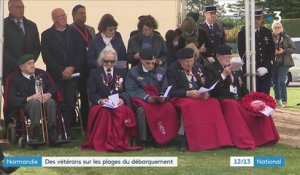 Normandie : dernier survivant du commando Kieffer, Léon Gautier retrouve des vétérans britanniques sur les plages du débarquement