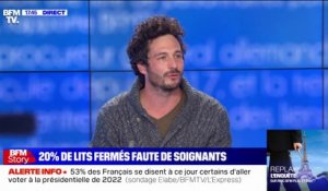 Benjamin Rossi sur l'hôpital: "Dans mon service, il y a 60% des lits qui sont fermés parce qu'il n'y a pas de personnel"