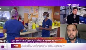 On peut tout dire sur RMC : 20% des lits d'hôpitaux fermés, "un abandon de l'Etat" - 28/10