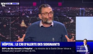 Malaise à l'hôpital: pour Mathias Wargon, il faut "remettre des moyens en ville"