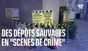 Sablé-sur-Sarthe transforme les dépôts sauvages en "scènes de crime