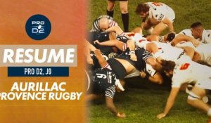 Le résumé d'Aurillac / Provence Rugby - Pro D2 (J9)