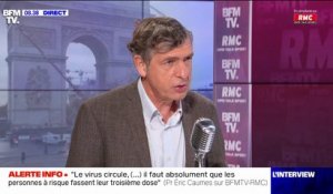 Pr Éric Caumes (AP-HP): "Il n'y a pas plus de risques de se faire vacciner la 3e fois" contre le Covid-19