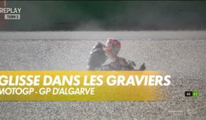 La grosse chute d'Aleix Espargaro - GP d'Algarve MotoGP