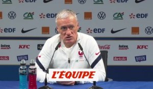 Deschamps : « L'important est d'atteindre notre objectif » - Foot - Bleus