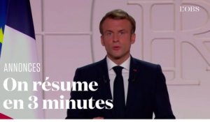 Macron : les 7 annonces à retenir du discours du président de la République