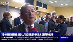 "Les polémiques n'ont qu'un seul but : éviter que nous soyons unis face à ce drame": François Hollande répond à Éric Zemmour sur les attentats du 13-Novembre