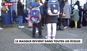 Covid-19 : le masque revient dans toutes les écoles