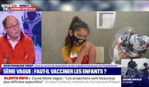 Covid-19: "Faire vacciner les enfants, et que ça les libère du masque entre 5 et 12 ans, serait un bénéfice extraordinaire", selon Jean-François Timsit