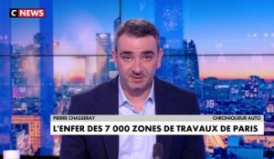 Pierre Chasseray : «Ces travaux arrangent bien la mairie de Paris, car tous les travaux sont lancés en même temps. Il y a actuellement dans la capitale 7.000 travaux.»