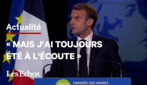 Emmanuel Macron : « J'assume ne pas avoir été maire »