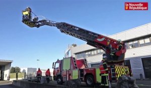VIDEO. Niort : les pompiers en exercice incendie sur les toits de Gérédis