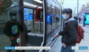 Caen : un parfum dans le tramway pour guider les personnes malvoyantes